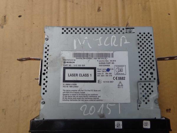 RADIO NISSAN MICRA K13 8/2013-2017 - Vue 2